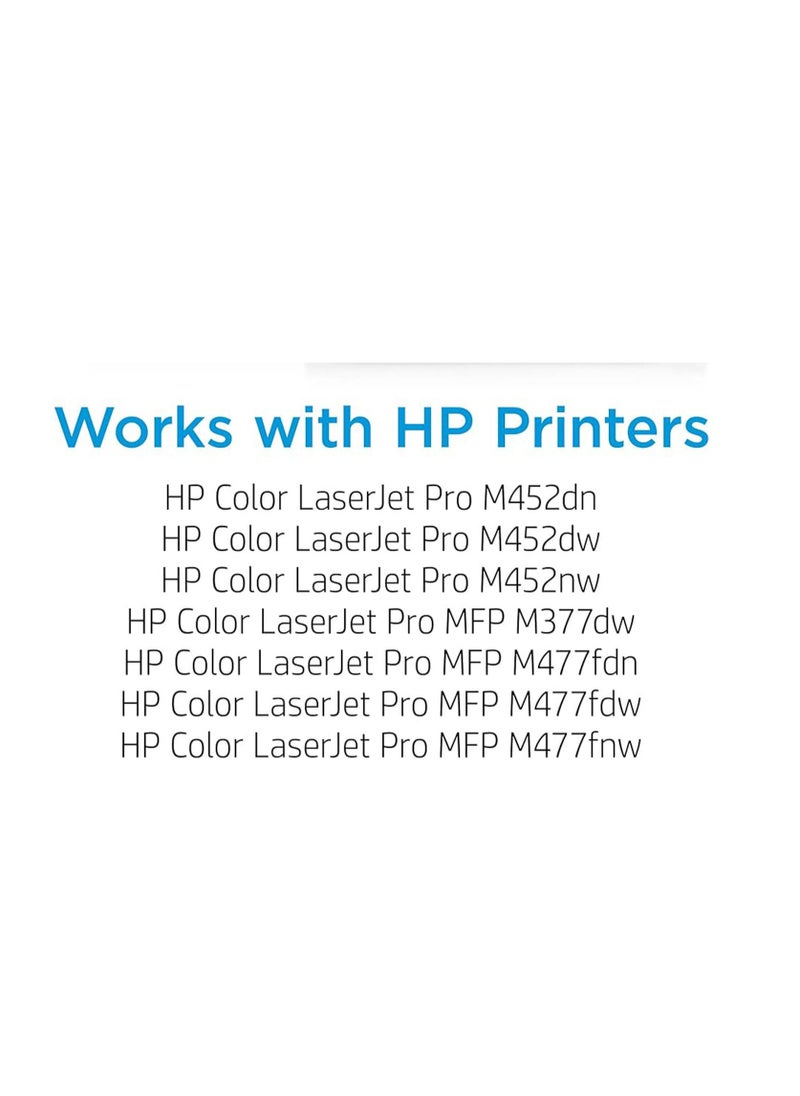 HP Toner - Hp 410a Toner Set  Black, Cyan, Yellow, Magenta (CF410A,CF411A, CF412A, CF413A) - Image 1