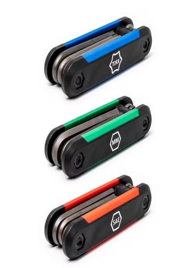 Husky SAE/Metric Folding Hex Key Set With Bonus Torx Set (3-Piece) - Image 4
