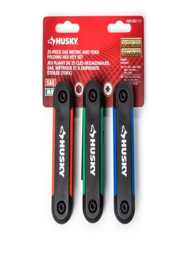 Husky SAE/Metric Folding Hex Key Set With Bonus Torx Set (3-Piece) - Image 2
