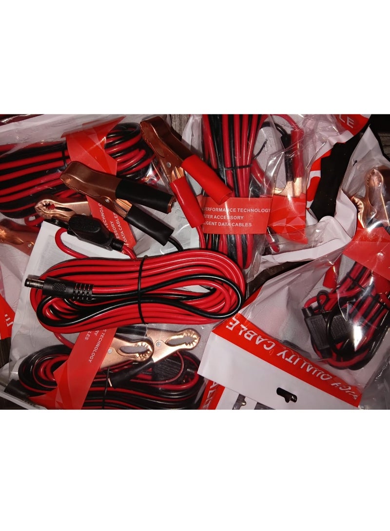 Heavy Duty Jumper Cable,Car Battery Jumper Cable,Red Positive, Black Negative - Image 1