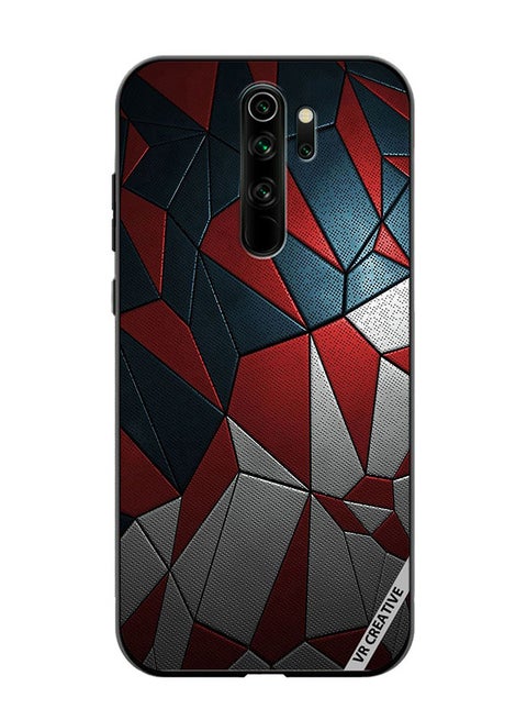 Protective Case Cover For Xiaomi Redmi Note 8 Pro Abstract Design Multicolour