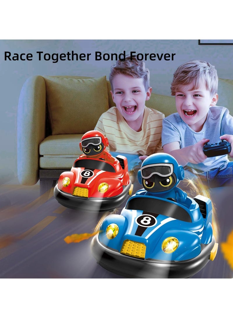 general Kids RC Car Playset, RC Racing Car Playset, Electronic Crash and Pop Up Game with 2 Characters, Cool Indoor and Outdoor Birthday Gift 3 4 5 6 7 8-12 Years Old Children Boys Children Teenagers - Image 4