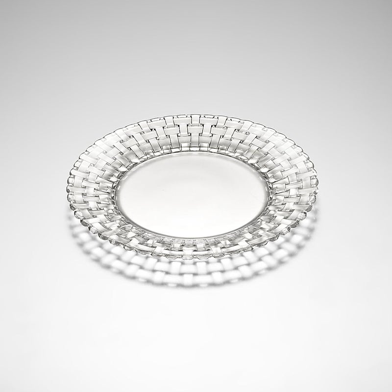 Nachtmann Bossa Nova Collection Set Of 2 Dinner Plates | Crystal Glass Salad  Pasta  And Appetizer Plates 10.5 Inch Clear Dinnerware | Dishwasher Safe - Image 3