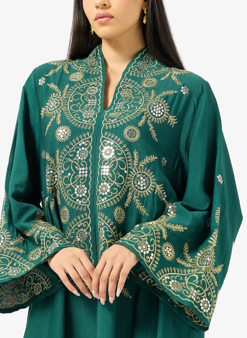 Khizana Embroidered Jalabiya