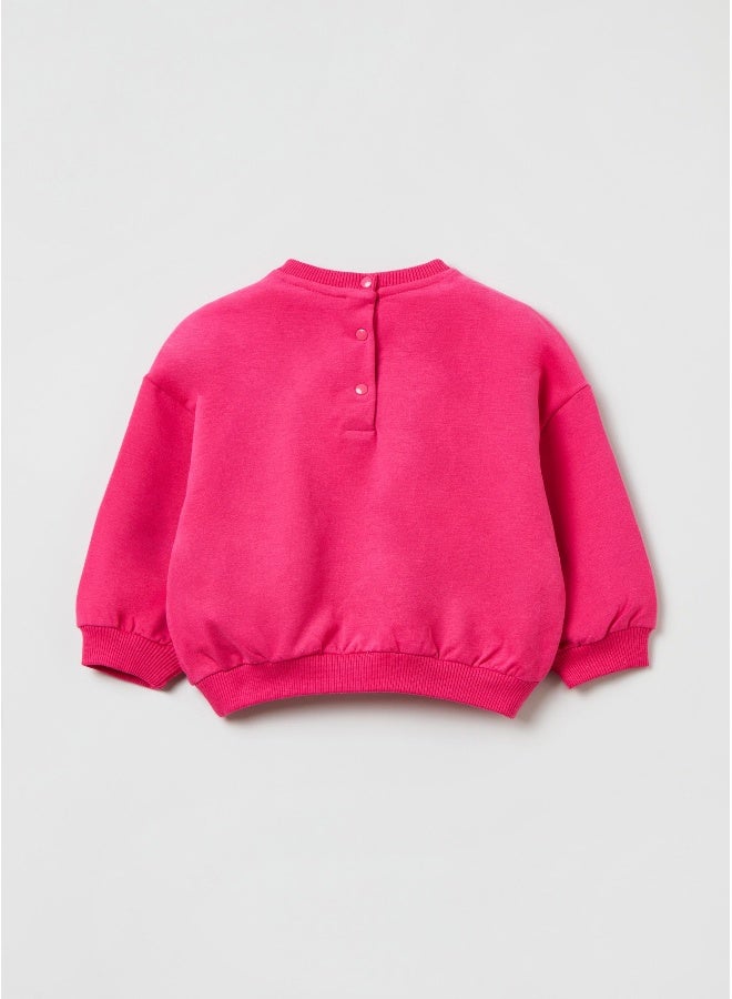 او في اس سويت شيرت فرنش تيري مطرز بالزهور من أوفس هاوس براند - Image 2