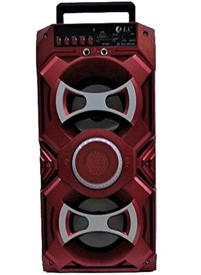 دي إل سي  مكبر صوت محمول يعمل بالبلوتوث وراديو FM وبطاقة SD ومشغل MP3 وUSB - Image 1