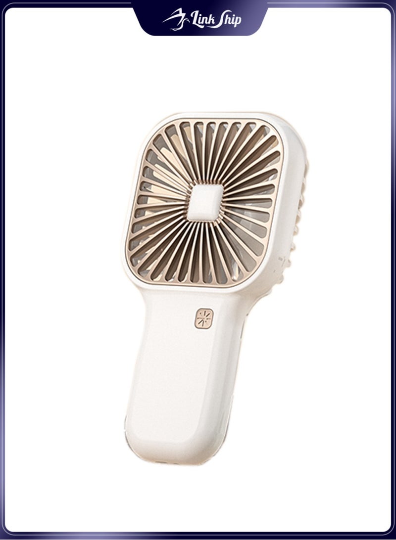 linkship Portable High-Speed Handheld Fan – Compact, Powerful, and Elegantly Retro with Long-Lasting Battery, 6 Speed Settings, and Ultra-Quiet Operation for Travel, Hiking, and Outdoor Use - Image 1