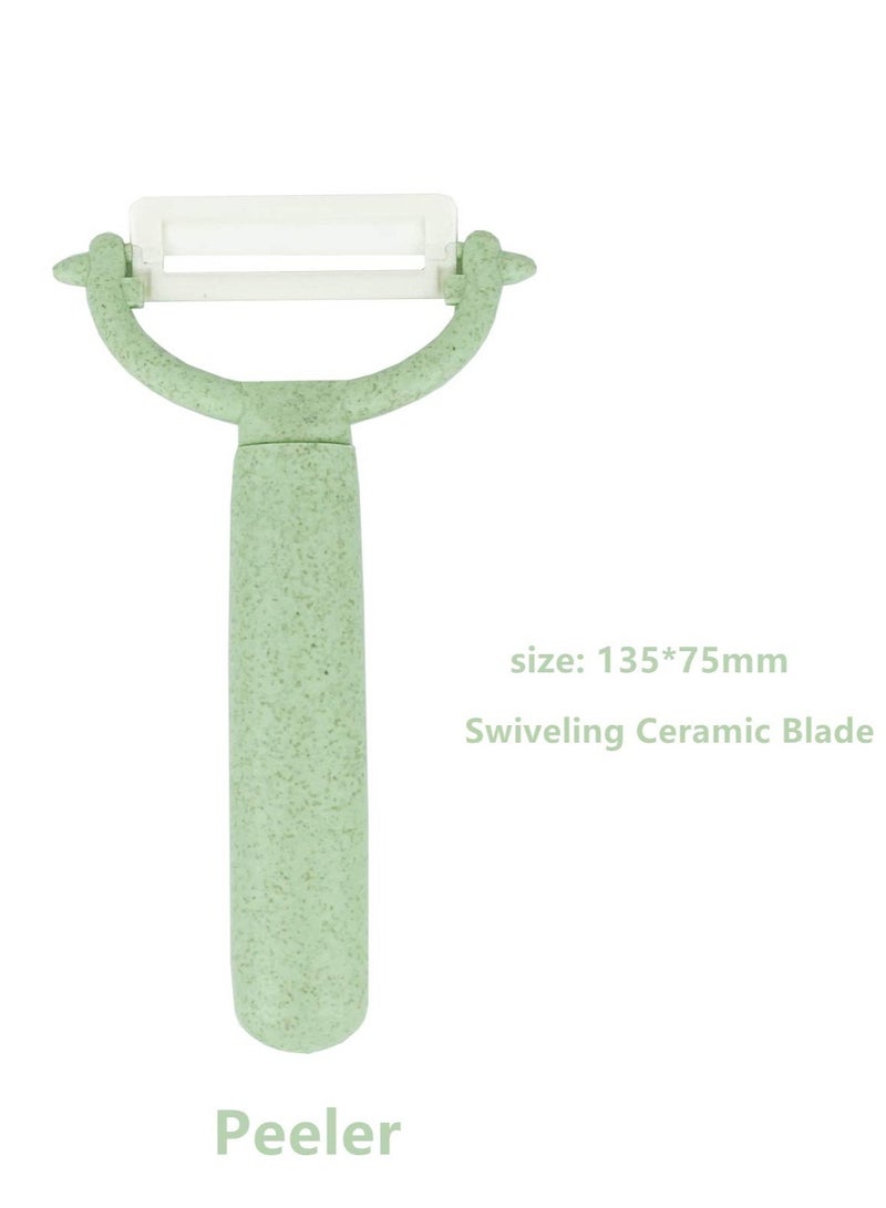 Excefore Camping Cutting Board ,5 In1 Kitchen Plastic Cutting Board Set with Bottle Opener, Peeler, Kitchen Knife, Serving Tray, Cutting Board, Dishwasher Safe - Image 3