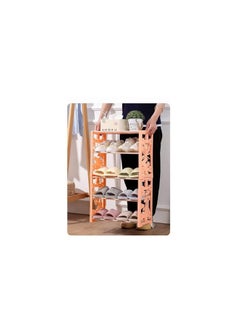 Spaceshoop Assembled Simple Household Plastic Multilayer Mini Shoe Rack  - Image 1