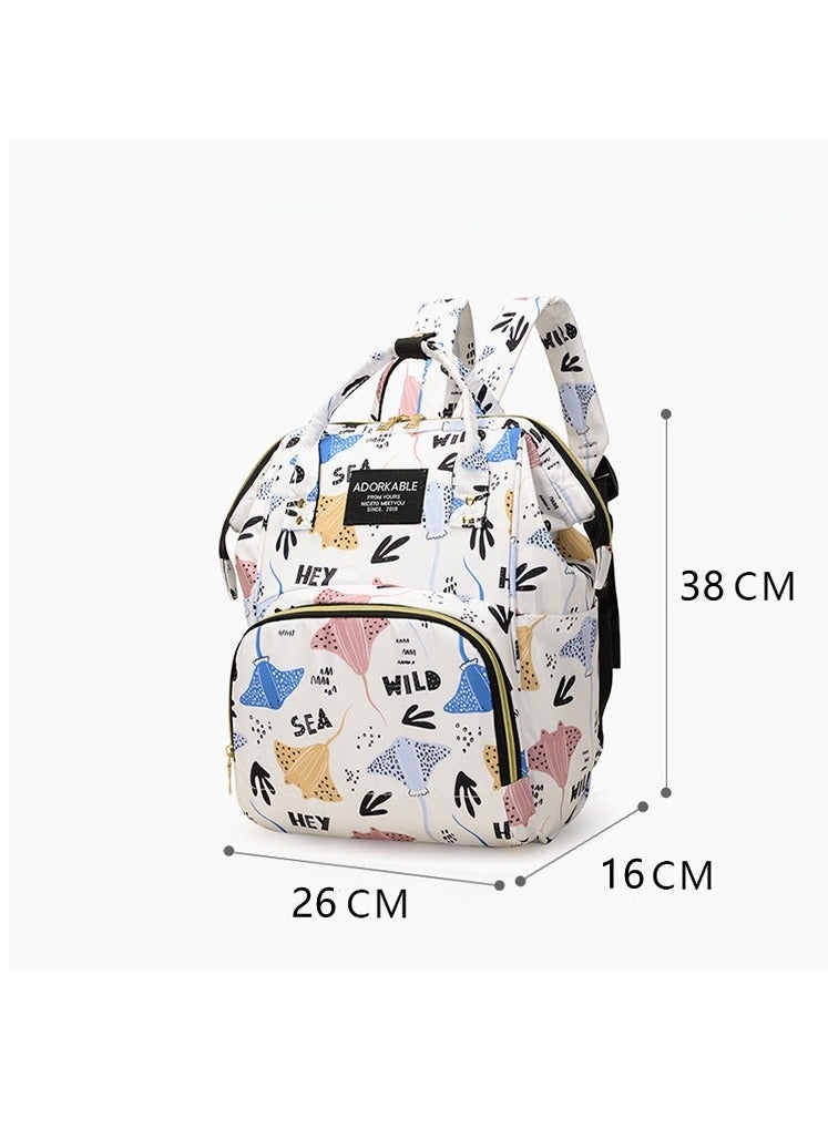 Mark Fairwhale Portable Large Capacity Leisure Multifunctional Backpack, Baby Stroller Hanging Bag  - Image 3