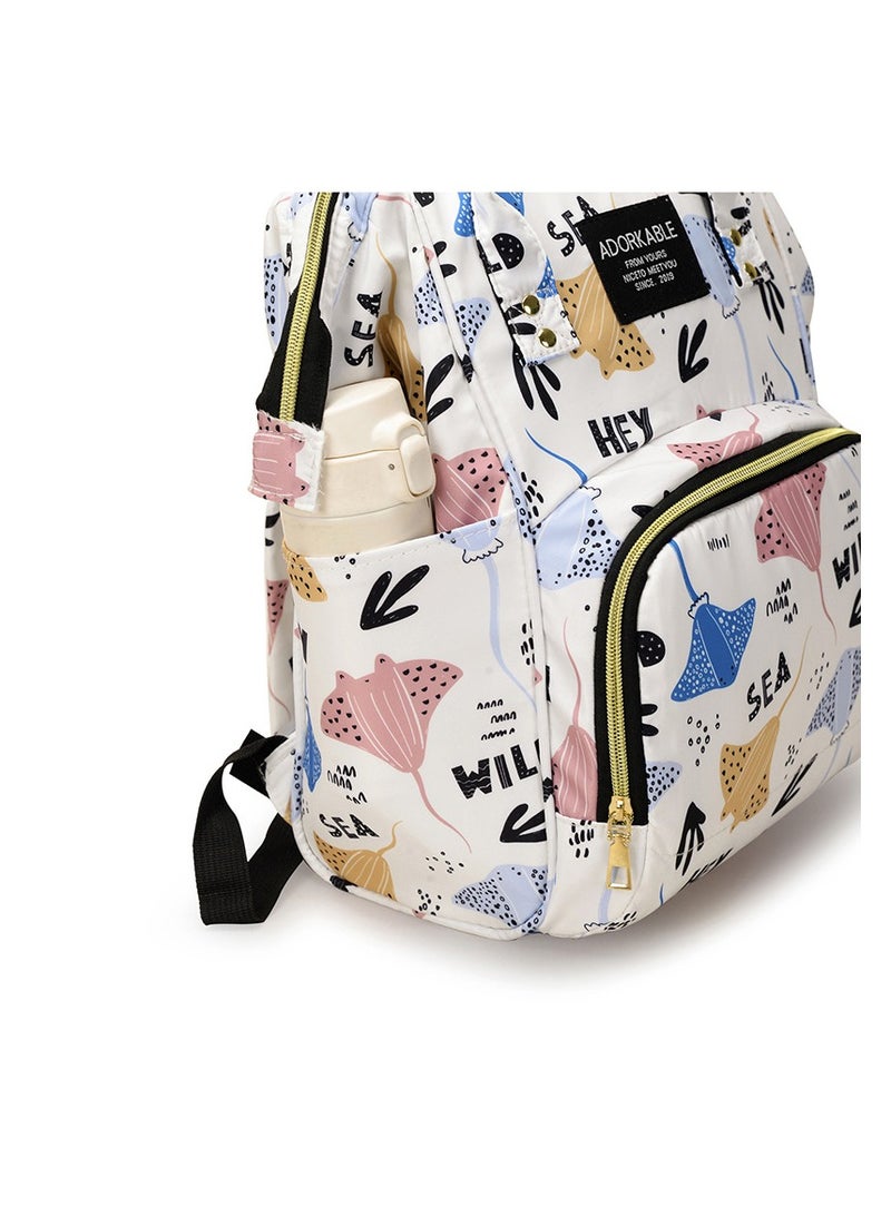 Mark Fairwhale Portable Large Capacity Leisure Multifunctional Backpack, Baby Stroller Hanging Bag  - Image 5