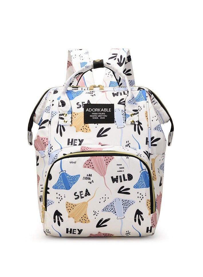 Mark Fairwhale Portable Large Capacity Leisure Multifunctional Backpack, Baby Stroller Hanging Bag  - Image 1