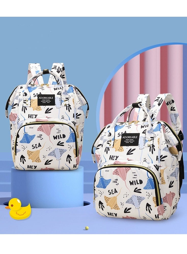 Mark Fairwhale Portable Large Capacity Leisure Multifunctional Backpack, Baby Stroller Hanging Bag  - Image 2