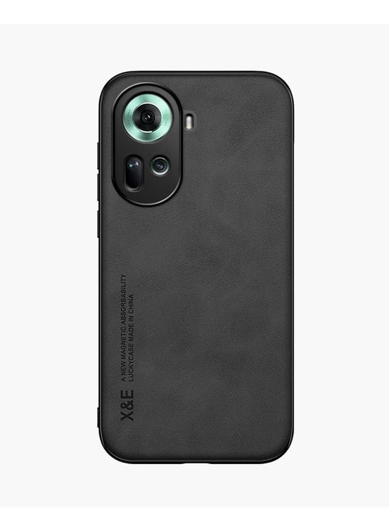 general Kepuch Silk Case for Oppo Reno 11 - Protective case for Oppo Reno 11 with built-in metal plate in the bumper - Image 1