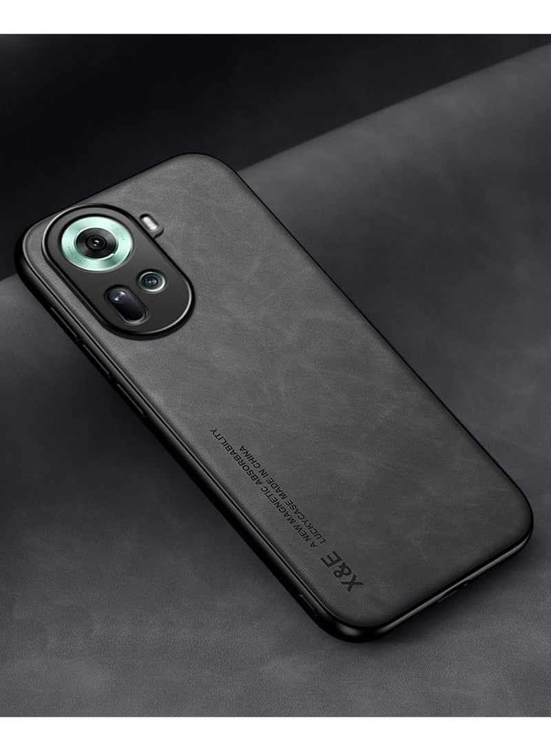 general Kepuch Silk Case for Oppo Reno 11 - Protective case for Oppo Reno 11 with built-in metal plate in the bumper - Image 5