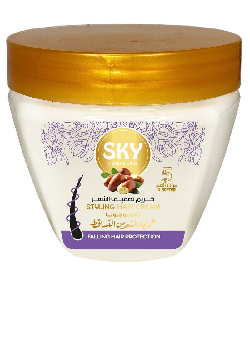 سكاي هيربال كير كريم تصفيف 250 جرام بزيت الجوجوبا - Image 2