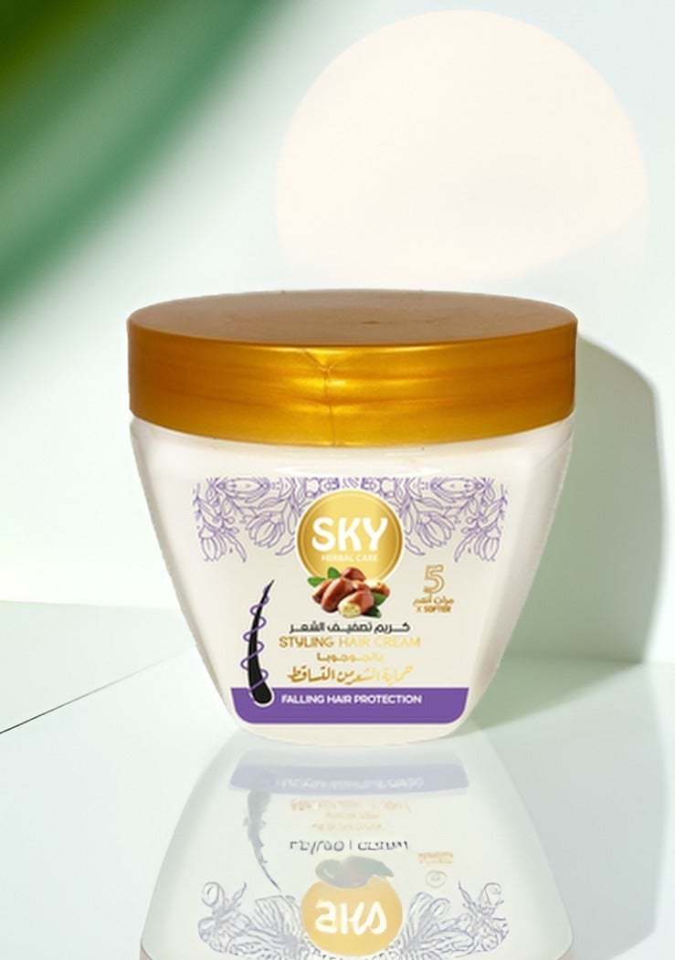 سكاي هيربال كير كريم تصفيف 250 جرام بزيت الجوجوبا - Image 1