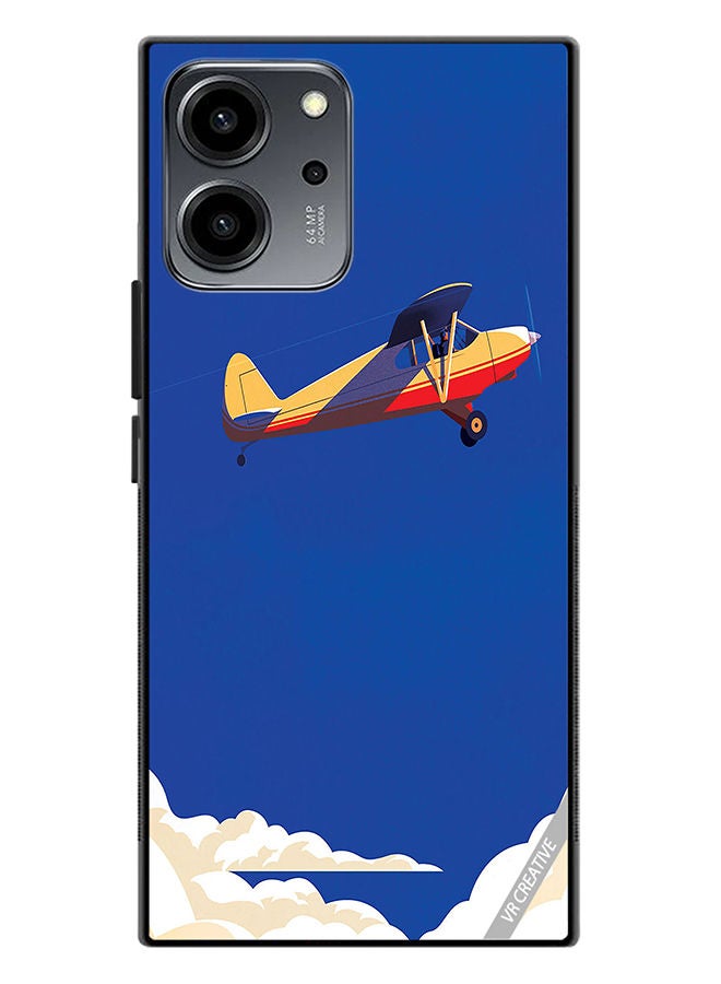 VR CREATIVE Protective Case Cover For Honor 80 SE Airplane Design Multicolour - Image 1