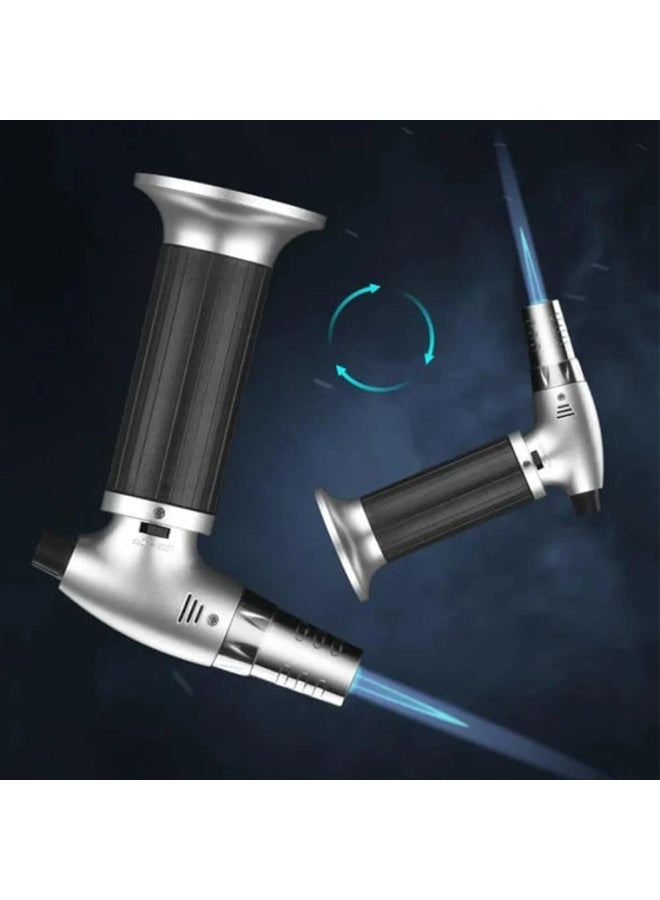 Denx Charcoal Starter Torch Lighter Black/Silver | DX2583 - Image 3