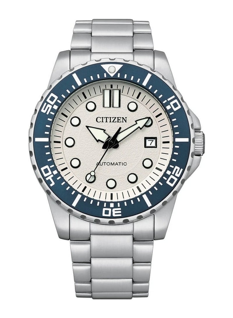 Citizen NJ0171-81A 43mm Silver Stainless Steel Case with Silver Stainless Steel Bracelet Men's Wristwatch