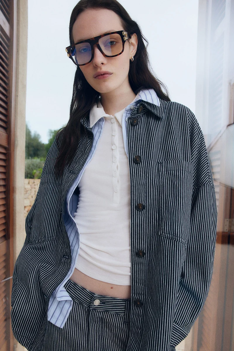 اتش اند ام جاكيت بقصة واسعة