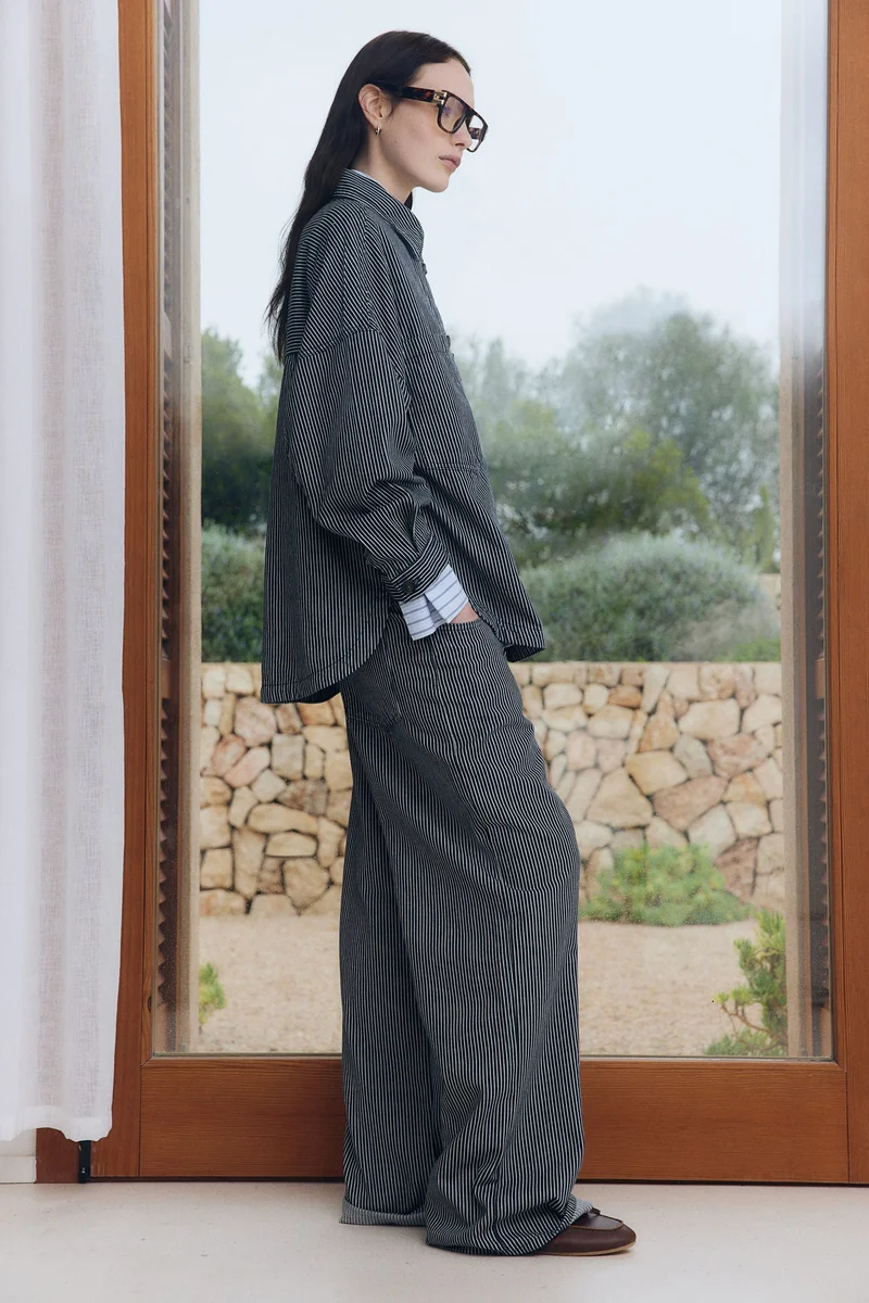 اتش اند ام جاكيت بقصة واسعة