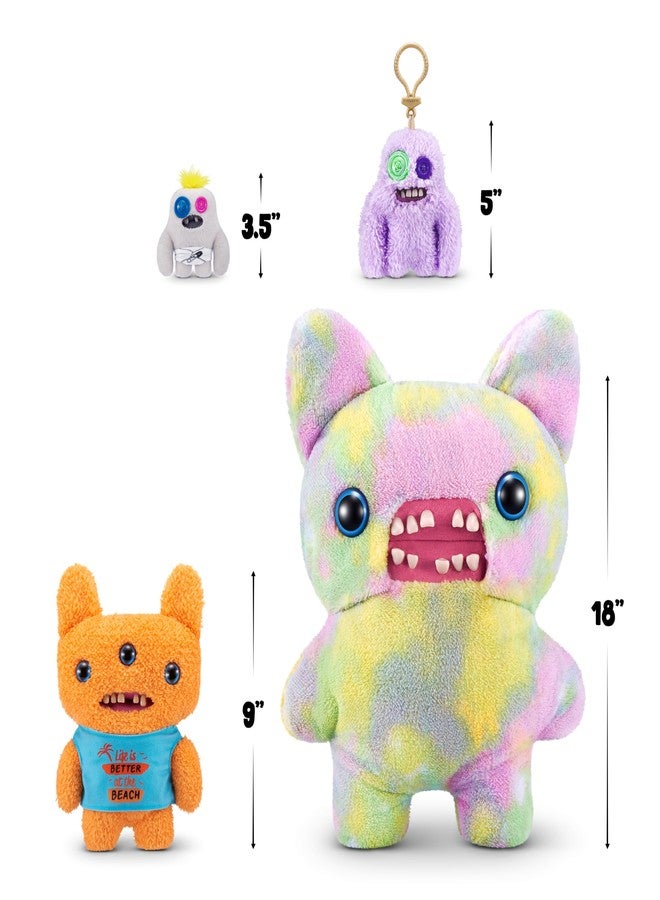 Fuggler فوجلر فايبز العطلة من زورو، وحش قبيح مضحك، قماش، قابل للجمع، لعبة (ريك-أو - برتقالي) - Image 3