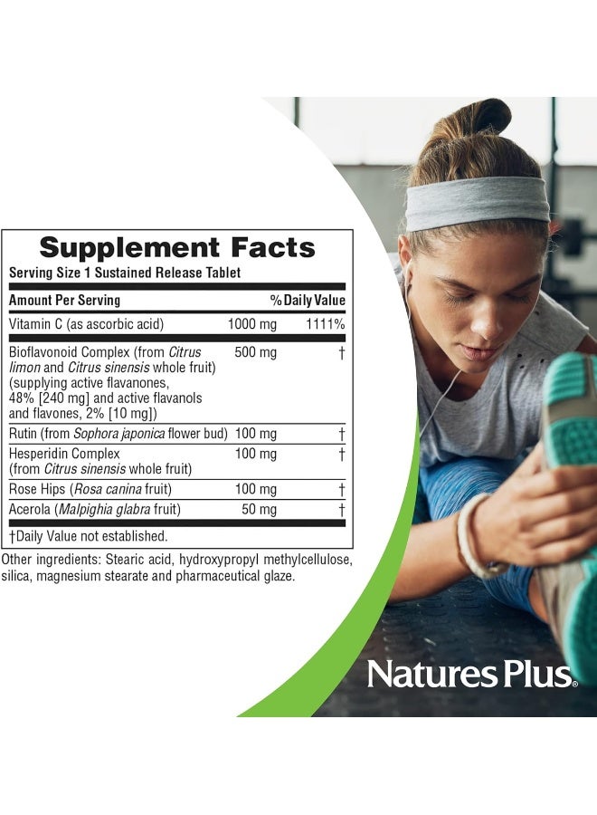 NaturesPlus Super C Complex 1000 mg Tablets for Immune Support - Image 5