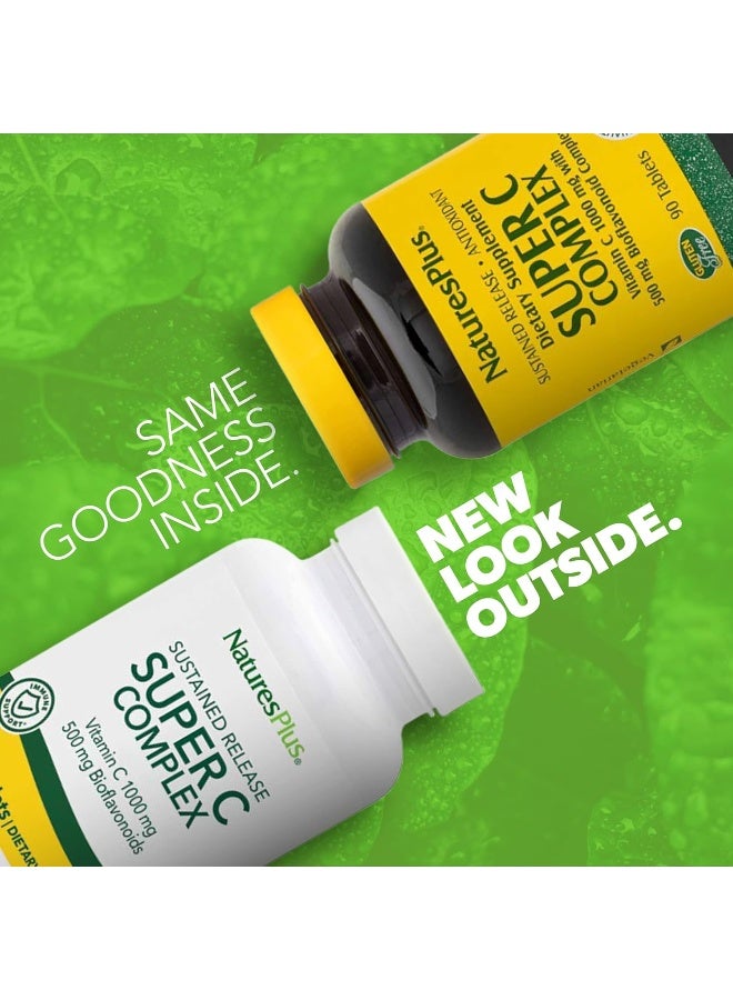 NaturesPlus Super C Complex 1000 mg Tablets for Immune Support - Image 2