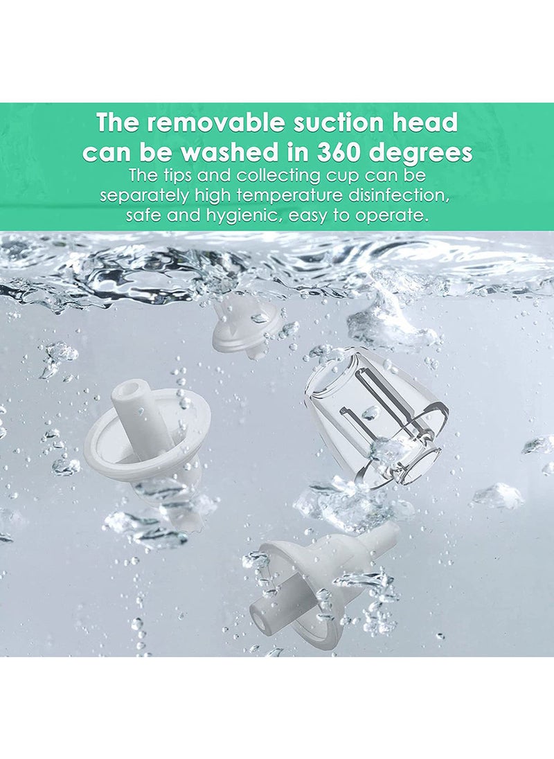 ONETO - Electric Silent Baby Nasal Aspirator - White/Green - Image 1