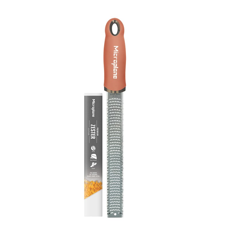 Microplane Premium Classic Citrus Zester and Parmesan Cheese Grater Cinnamon