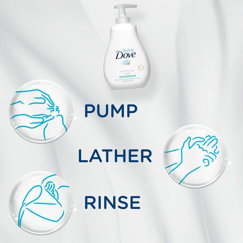 Dove Baby Head to Toe Wash - Sensitive Moisture 400ml - Image 5