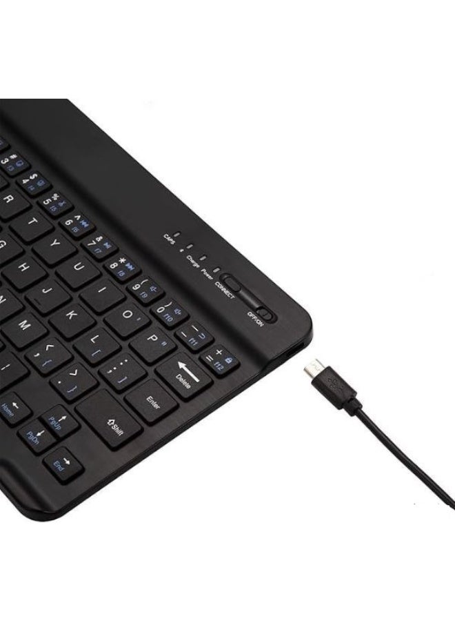 Ultra-Slim Rechargeable Bluetooth Keyboard – Portable and Compact Wireless Keyboard for Phones, Tablets, and Laptops - Image 2