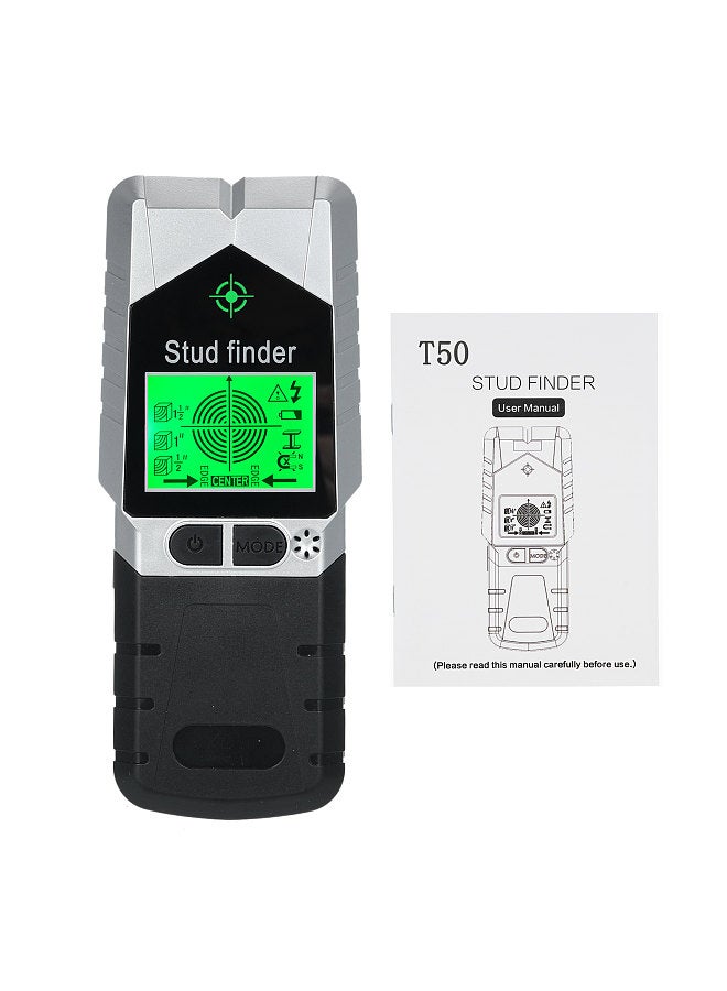 Stud Finder Wall Scanner 6 in 1 Stud Detector with Magnet Physical Nail Finding Function Wall Detector for Wood Metal and AC Wire Detection LCD Display and Audio Alarm  - Image 5
