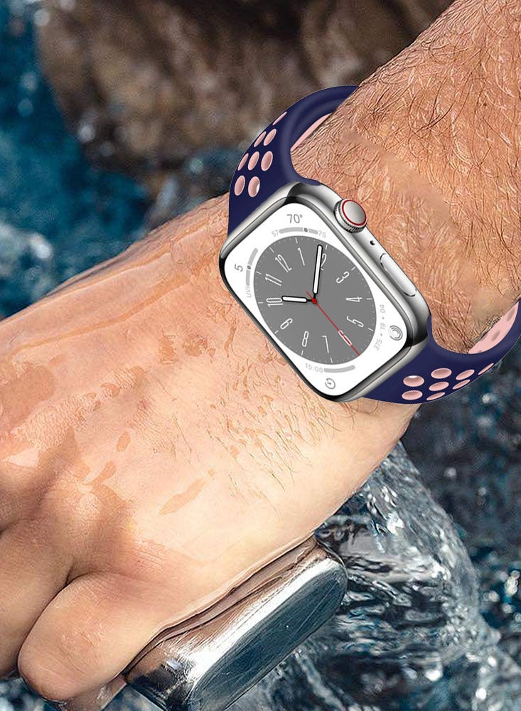 Perfii 5 قطع من سوار الساعة البديل لساعة Apple Watch مقاس 41/40/38 مم سلسلة 8/7/6/5/4/SE - Image 3