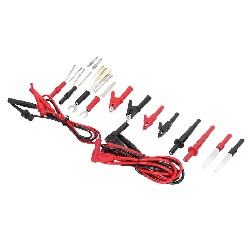 JT8040 Automotive Multimeter Test Leads Kit with Brass Puncture Probe and 4mm Banana Plugs - Image 4