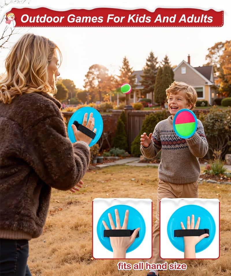 Qrooper Kids Toys Toss and Catch Game Set Christmas Stocking Stuffer for Kids Toddler, Toys for 3 4 5 6 7 8 Year Old Boys Girls Birthday Gift, Yard Outdoor Games for Kid Ages 4-8 8-12 Beach Pool - Image 5
