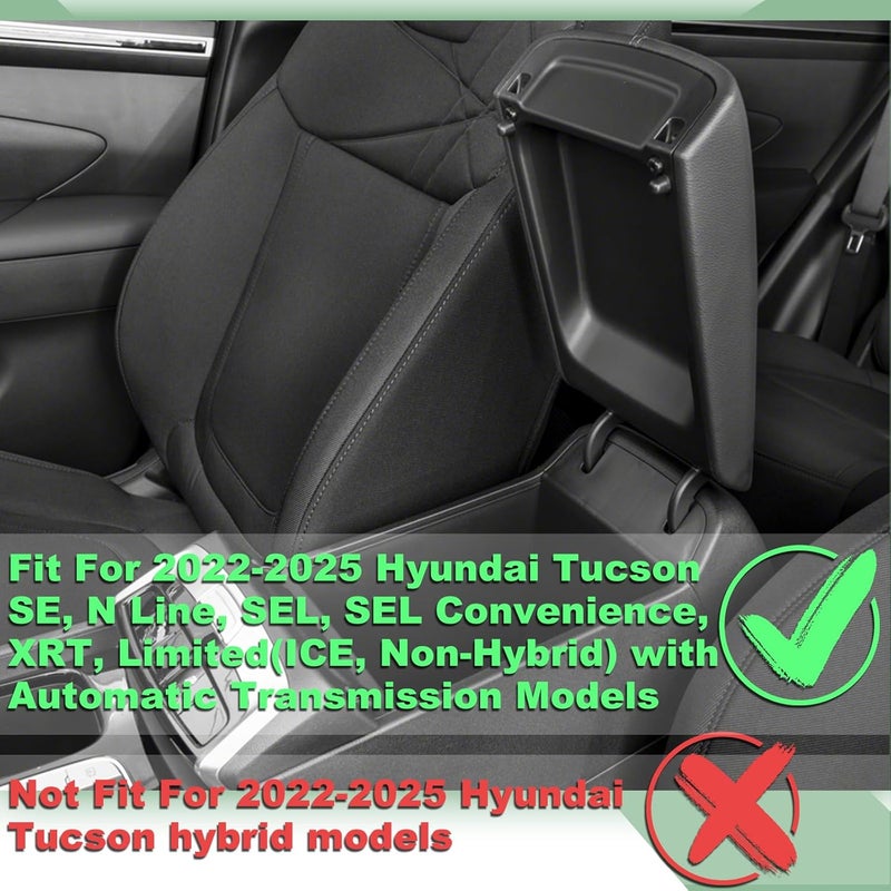 BreTrewri Center Console Armrest Cover for Hyundai Tucson - Image 3