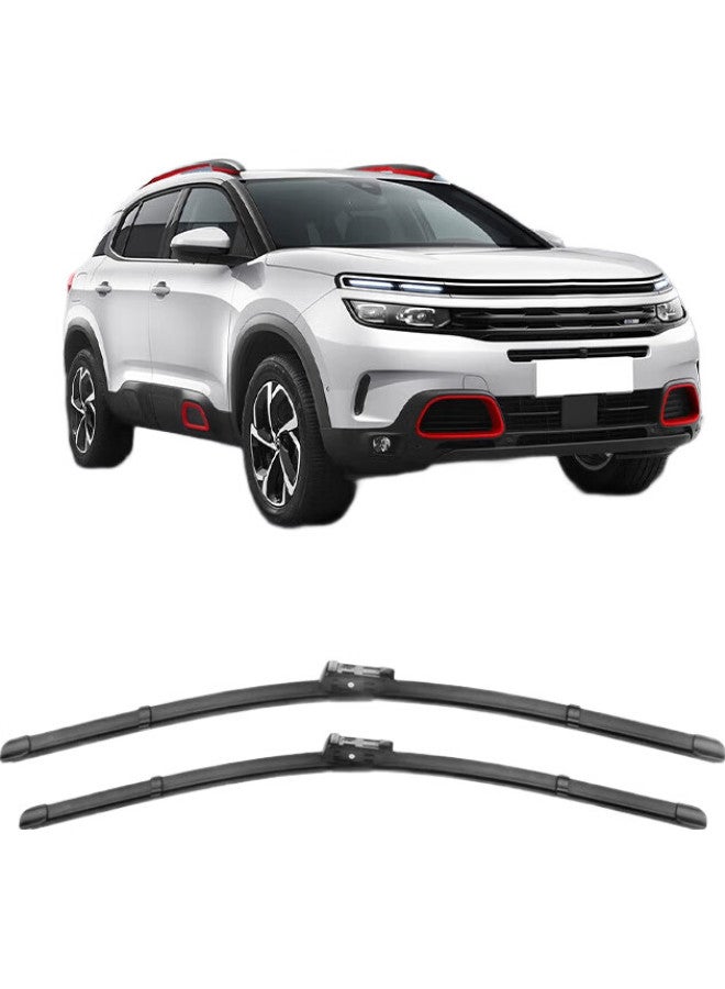 Ou Ji Ouji Citroen Tianyi C5 Aircross Windshield Wipers For 2017/18/19/20/21/22 Models, Boneless Original Wiper Blades - Image 2