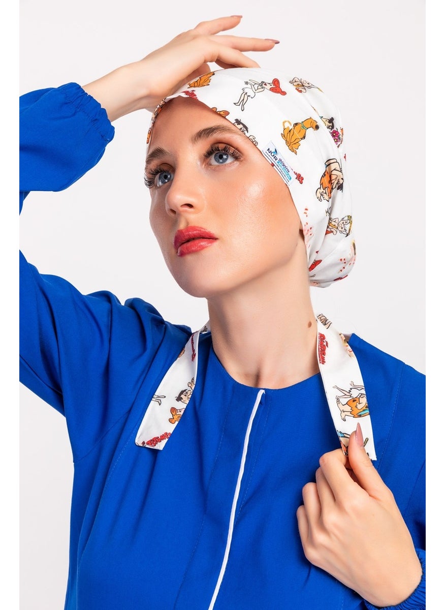 Nur Medikal Giyim - Nur Medical Clothing Hijab Operating Room Bonnet - Stone Age - Image 1