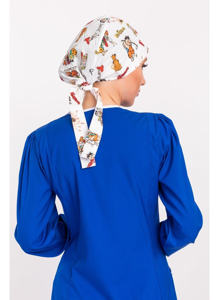 Nur Medikal Giyim - Nur Medical Clothing Hijab Operating Room Bonnet - Stone Age - Image 1
