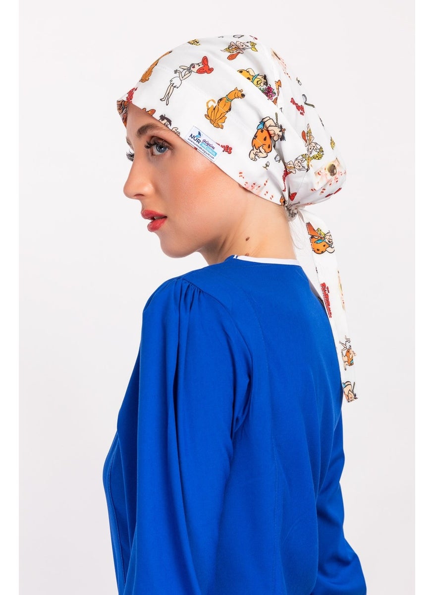 Nur Medikal Giyim - Nur Medical Clothing Hijab Operating Room Bonnet - Stone Age - Image 1