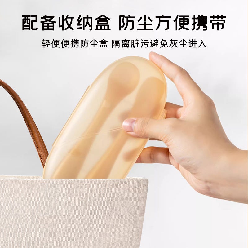 Baby Silicone Spoon Set for Feeding - Image 4