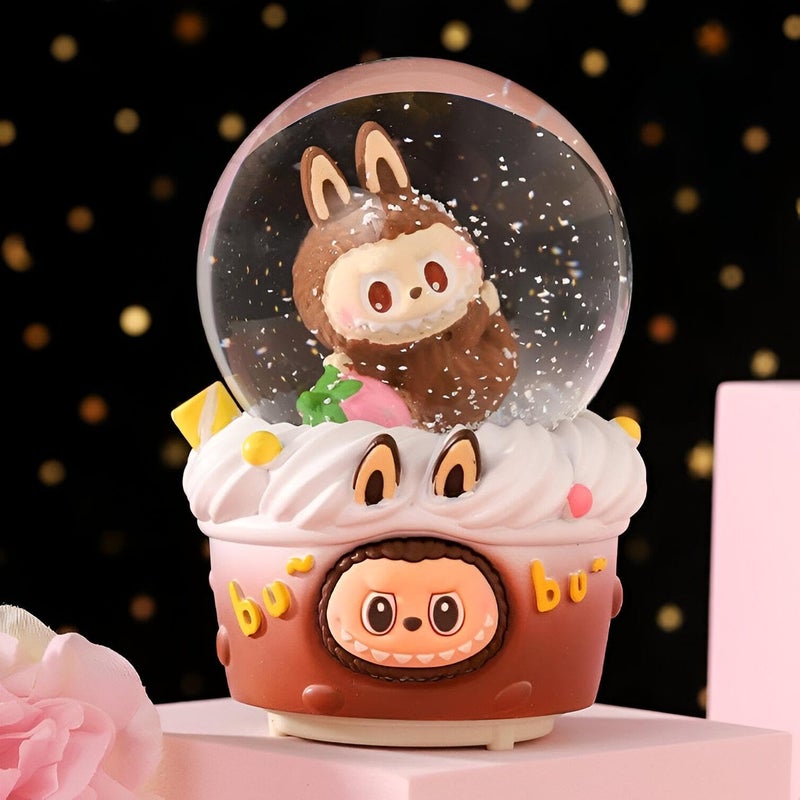 Cute Shape Glass Crystal - Night Light Decoration - Cute Personality Luminous Glass Ball, Colorful Snow Globe, Modern Room Decor, Magic Glow - Image 1