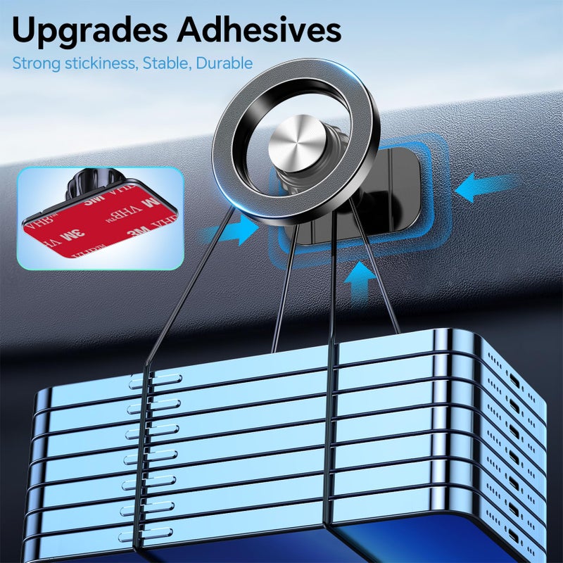 Kaistyle for Magsafe Car Mountã€20 Strong Magnetsã€‘Magnetic Phone Holder for Car Phone Holder Mount Dash Mounted Holders Cell Phone Holders for Your Car Accessories for Women Men for iPhone 17 16 15 14 - Image 5