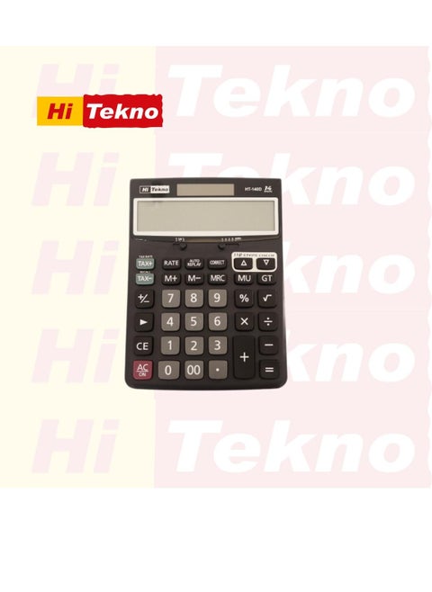 Basic Calculator with 14 Digit Display Black/Grey