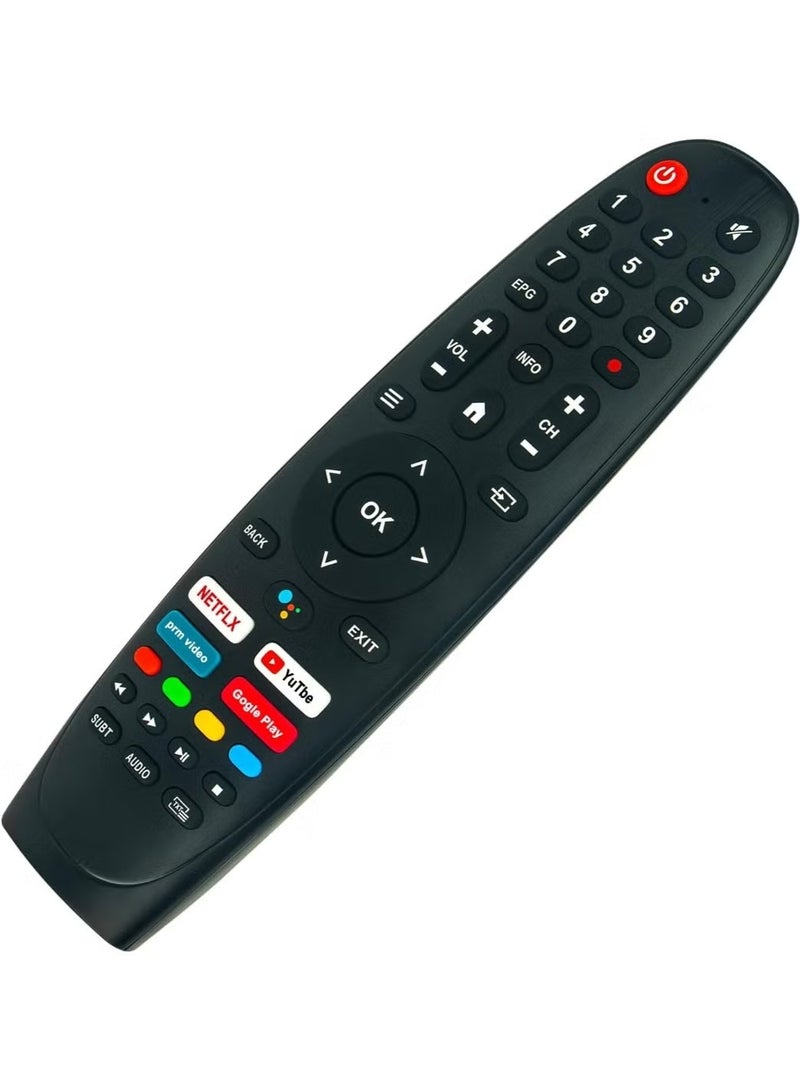 MAGIC PRO Universal Remote Control for Android Smart TVs with Netflix, YouTube, Google Play, Prime Video Hotkeys - Image 2