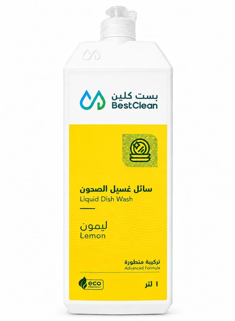 Bestclean Liquid Dish Wash Lemon – Advanced Formula For Effective Daily Cleaning - Image 1