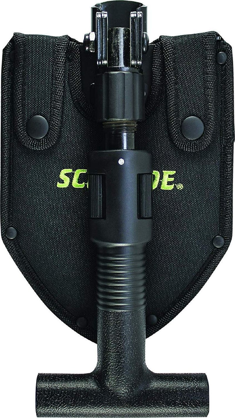 SCHRADE Delta Class Pay Dirt Shovel 1 lbs with Folding Capabilities, Durable 3Cr Steel, Black Oxide Finish for Outdoor Exploring, Hiking - Image 4