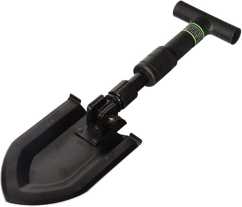 SCHRADE Delta Class Pay Dirt Shovel 1 lbs with Folding Capabilities, Durable 3Cr Steel, Black Oxide Finish for Outdoor Exploring, Hiking - Image 1